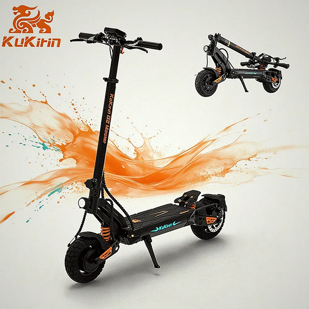 Kukirin G2Master 2000W Elektroroller 52V 20.8Ah 10 Zoll E-Scooter Offroad 70KM