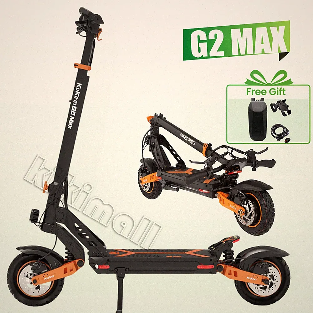 KUKIRIN G2Max Elektroroller 48V 20AH 10 Zoll Off-Road Klappbarer E-Scooter 80KM