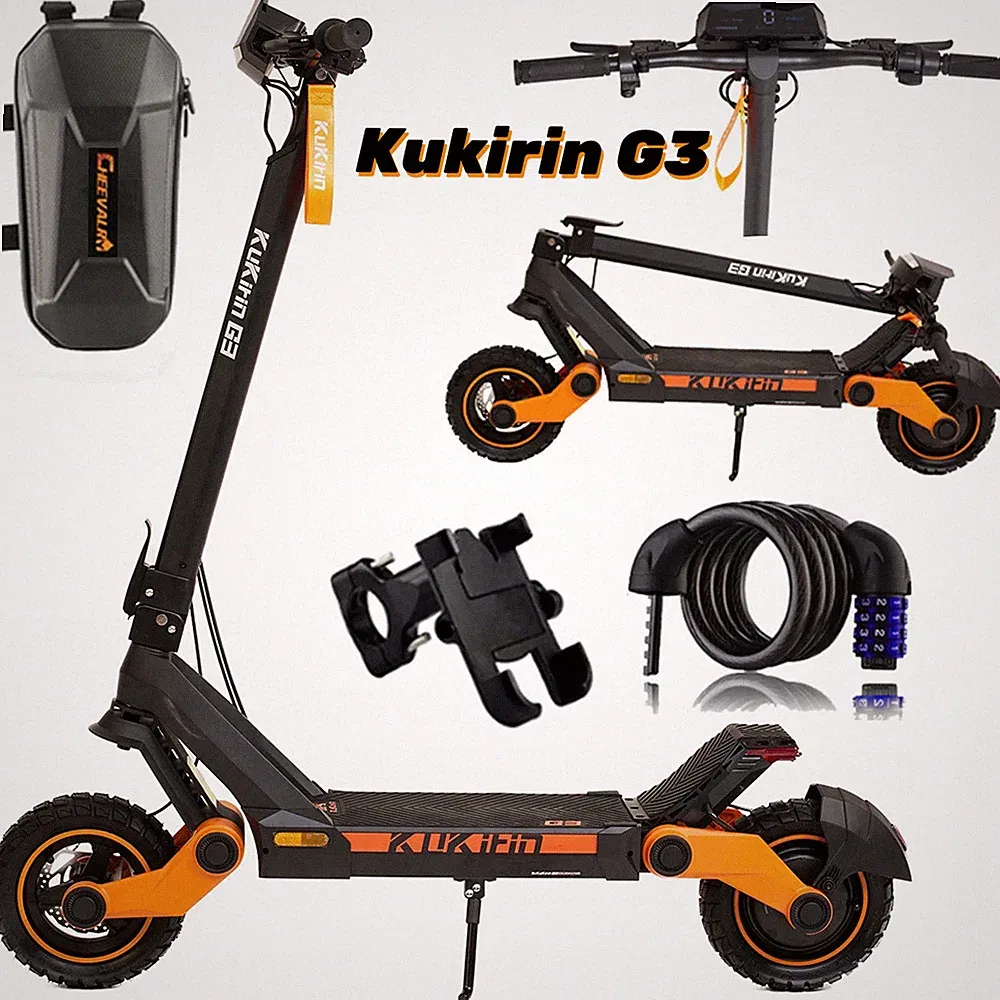 KUKIRIN G3 Elektroroller 1200W Motor 52 V 18 Ah 52 km/h Offroad-10-Zoll-Reifen