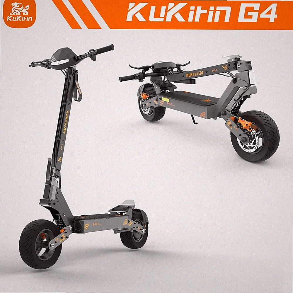 KuKirin G4 Elektroroller 60V 20AH 75KM 11 Zoll Klappbar Off-Road E-Scooter
