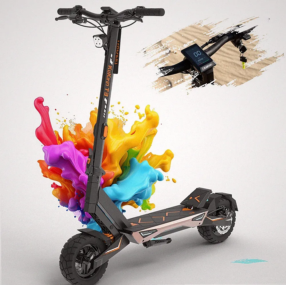 KuKirin T3 Elektroroller 250W 48V 15.6Ah Offroad E-Scooter Klappbarer 25km/h