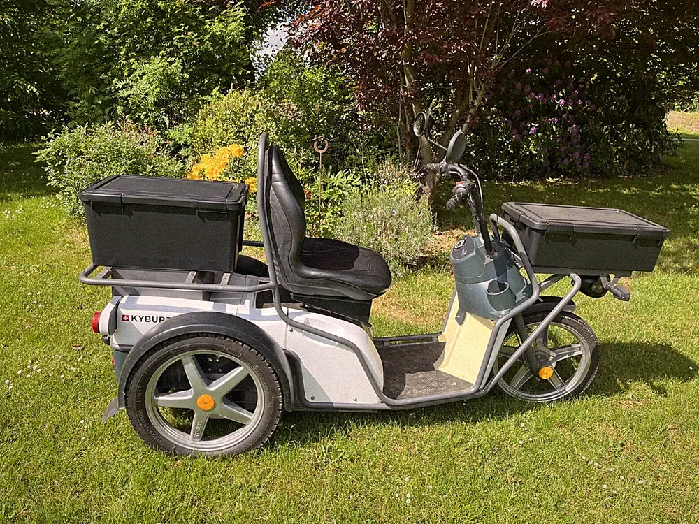 Kyburz DXP Elektrofahrzeug Dreirad 45km/h