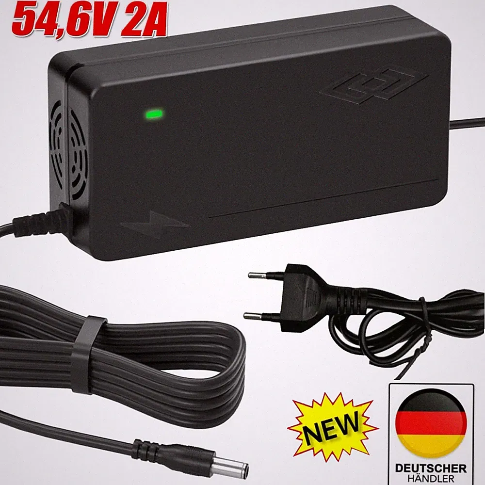 Ladegerät für Akku 54,6V, 2A Lithium Ionen für Elektroroller Kugoo Kirin G2 Max