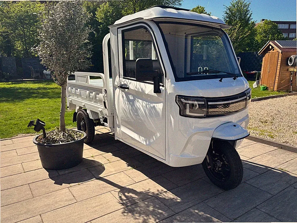 lastendreirad elektro 45km Kipper TukTuk Kabinenroller Vorführgerät-Garantie 72
