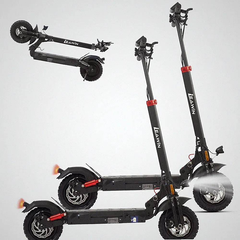 Leawin T4 E-Scooter 12.5AH 48V 500W mit StraBenzulassung Klappbar Elektroroller