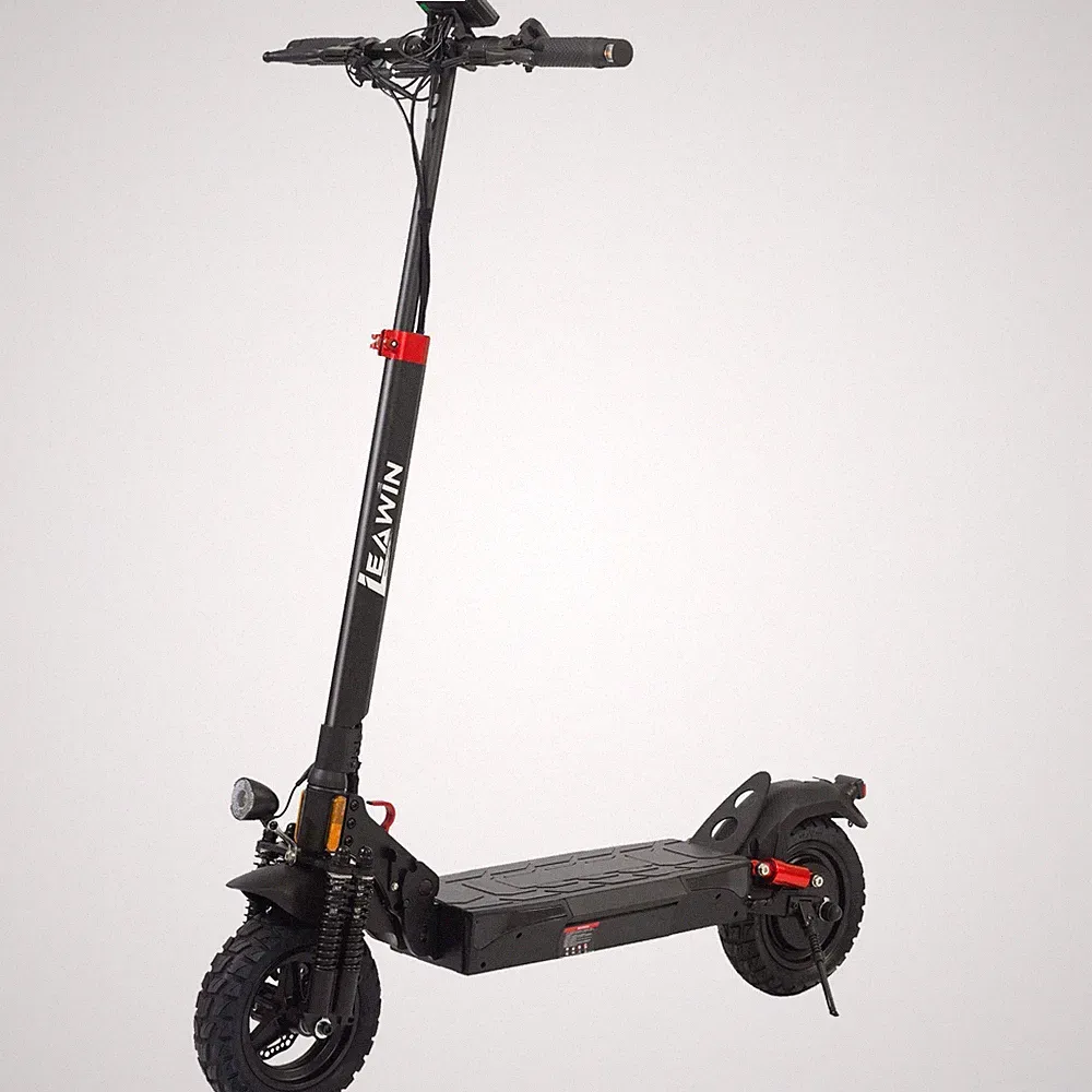 Leawin T4 Elektroroller 500W 600WH 55KM 10 Zoll City E-Scooter Straßenzulassug