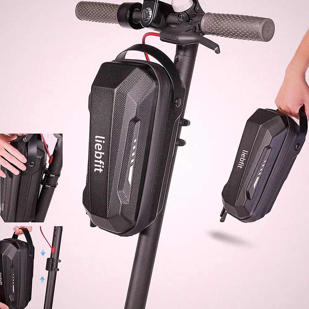 Liebfit Lenkertasche mit Tragegriff für E-Scooter Elektroroller Xiaomi Ninebot