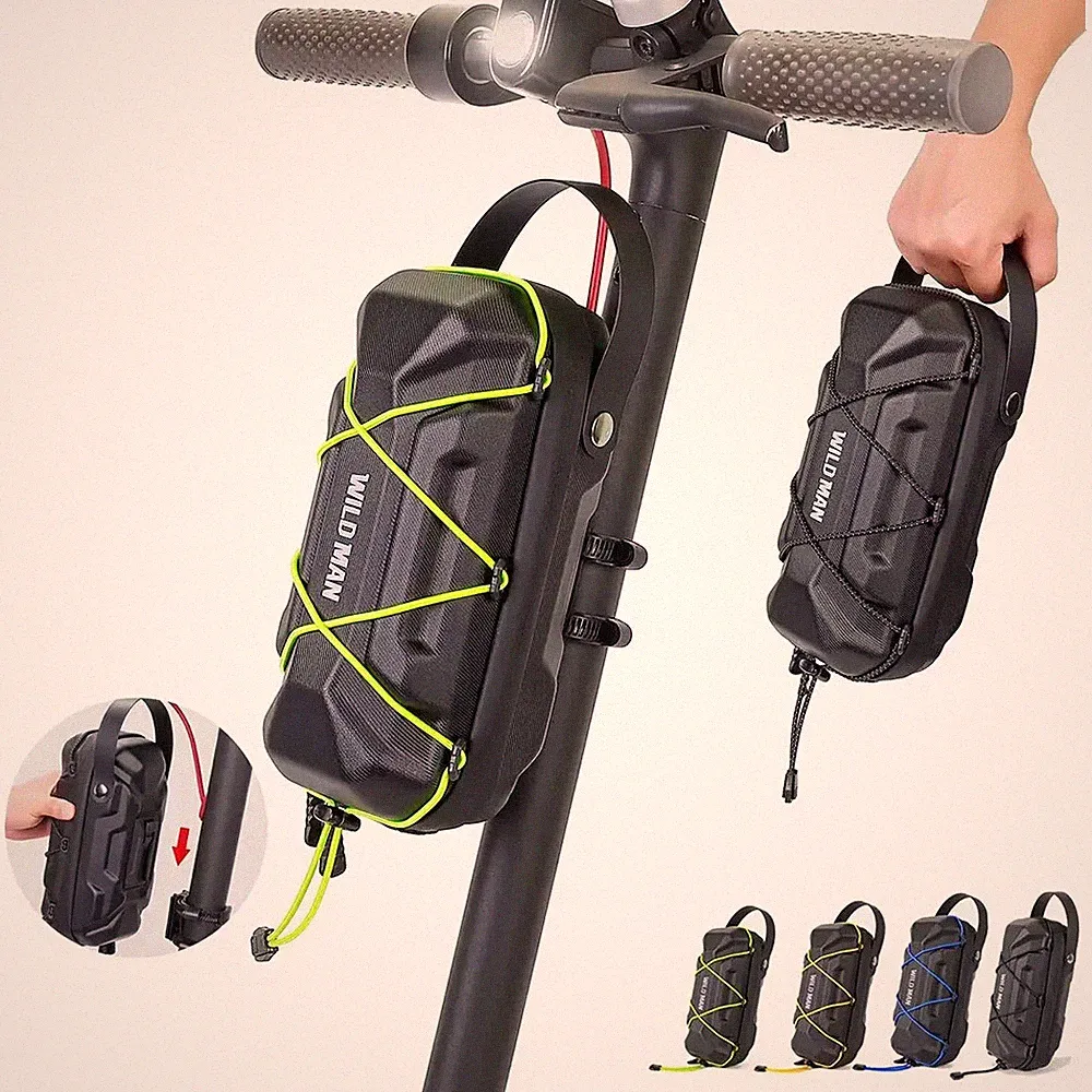 Liebfit Lenkertasche mit Tragegriff Gummiseil für E-Scooter Elektroroller E-Bike