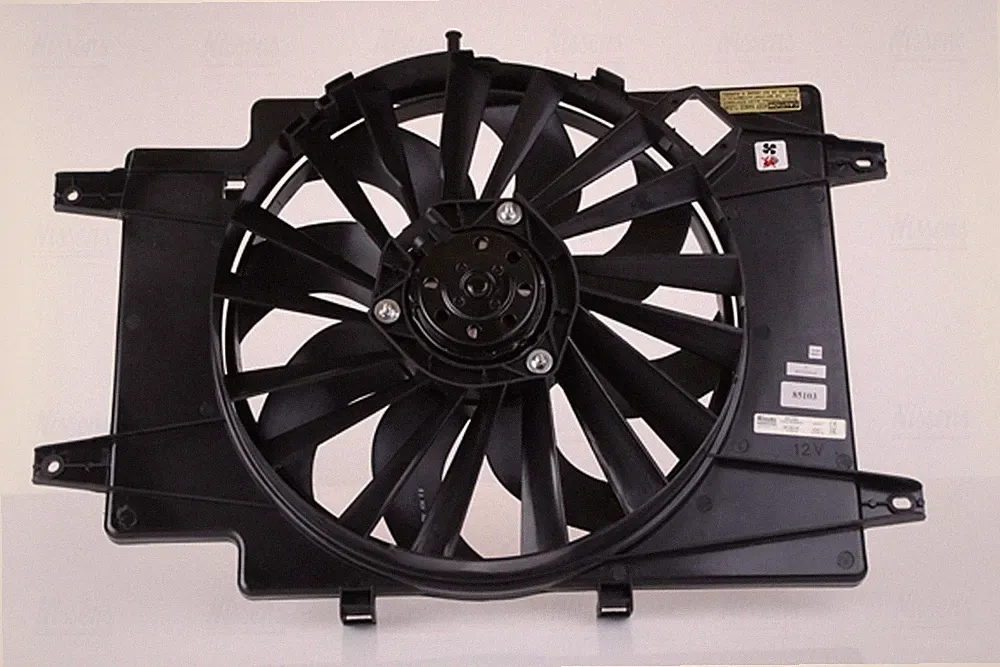 Lüfter Motorkühlung NISSENS 85103 für 147 ALFA 399mm Kunststoff 210W 12V 16V 937
