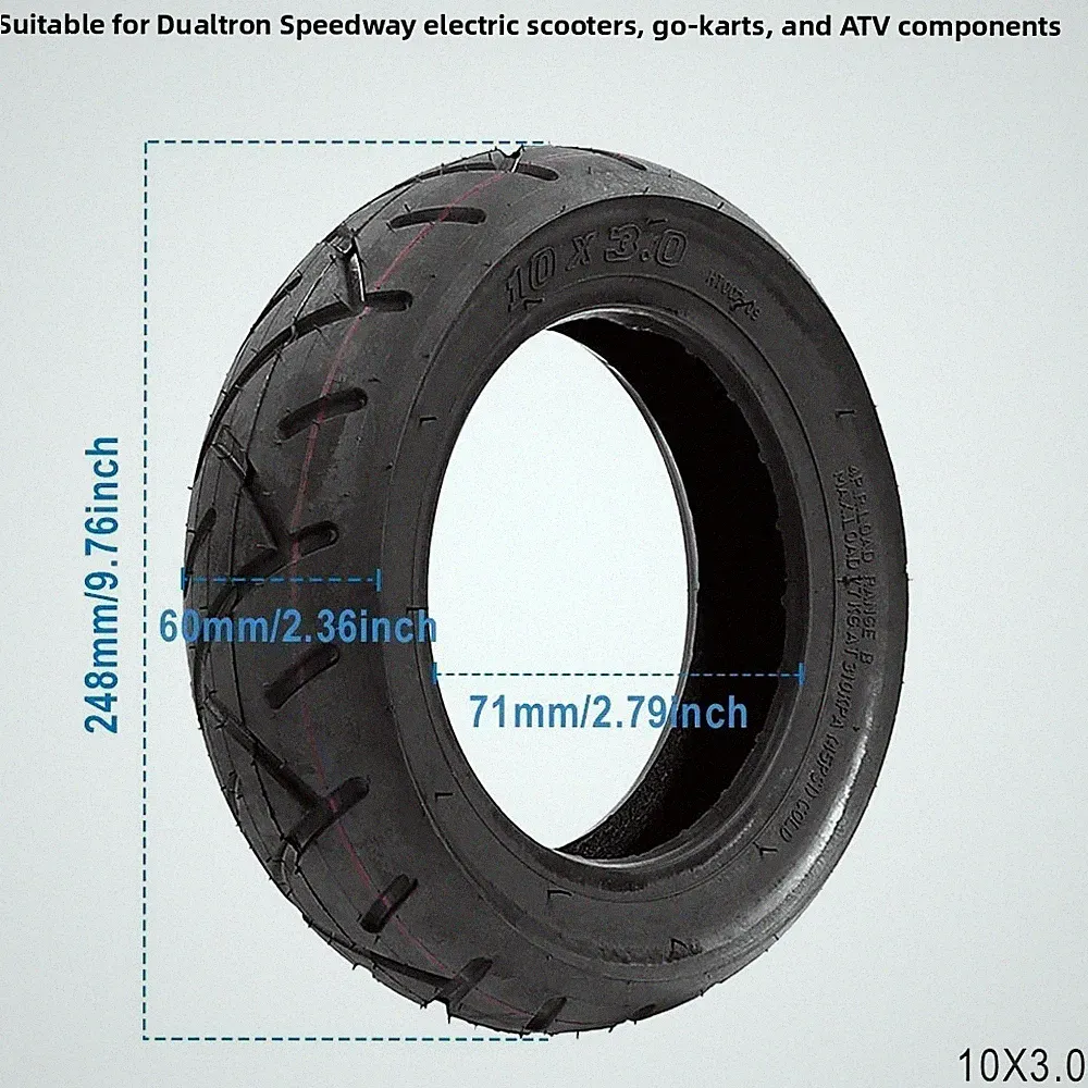 Luftreifen 10x3,0 Zoll f��r KUGOO M4 PRO Erwachsene Elektroroller Einsatz