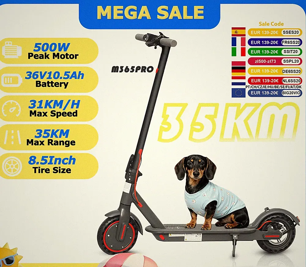 M365 Pro Smart E-Scooter | 500W Elektroroller Klappbar