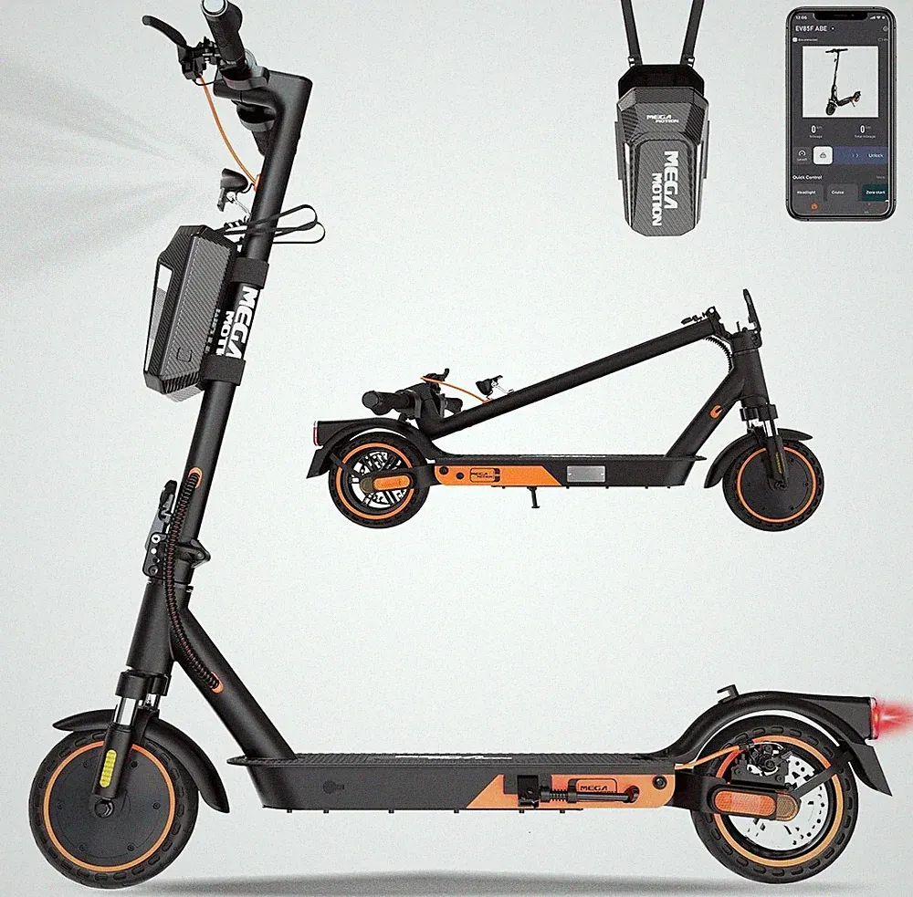 MEGA MOTION E Scooter ABE Faltbarer Elektroroller 400W Motor 7,8AH Batterie APP