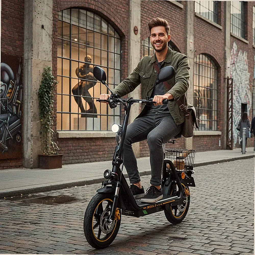 Mit Straßenzulassung 14 Zoll 48V Elektro-Roller Mit Sitz TWOFISH Elektroroller