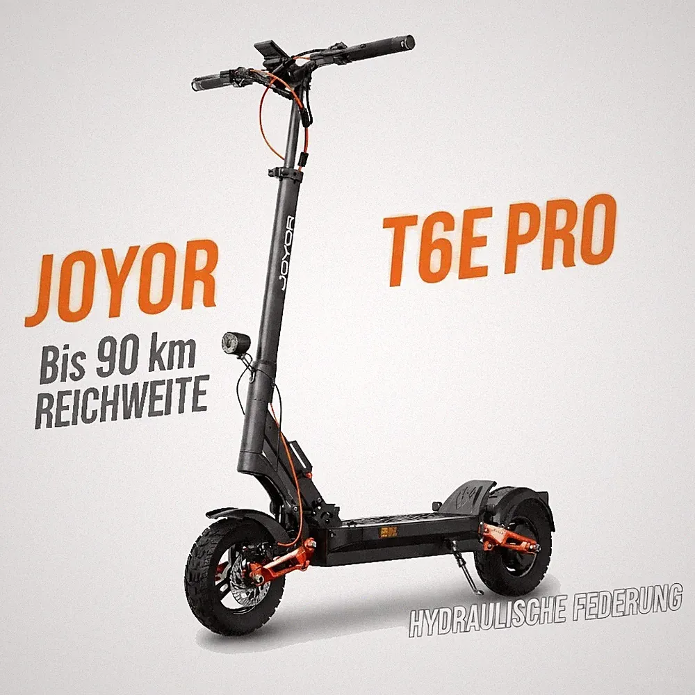 Mit Straßenzulassung Elektro-Scooter 10 Zoll Elektroroller ABE 26AH Vollfederung