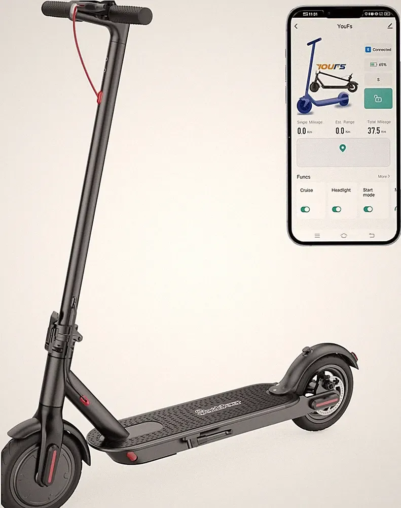 Nanrobot H1 E-Scooter 8,5'' Elektroroller 350W 5,2Ah E-Roller mit APP Bis 32km/h