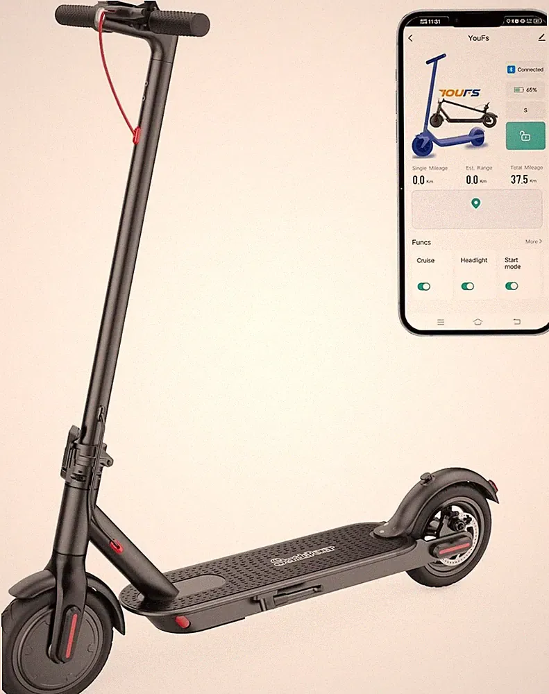 Nanrobot H1 E-Scooter 8,5'' Elektroroller 350W 5,2Ah E-Roller mit APP Bluetooth