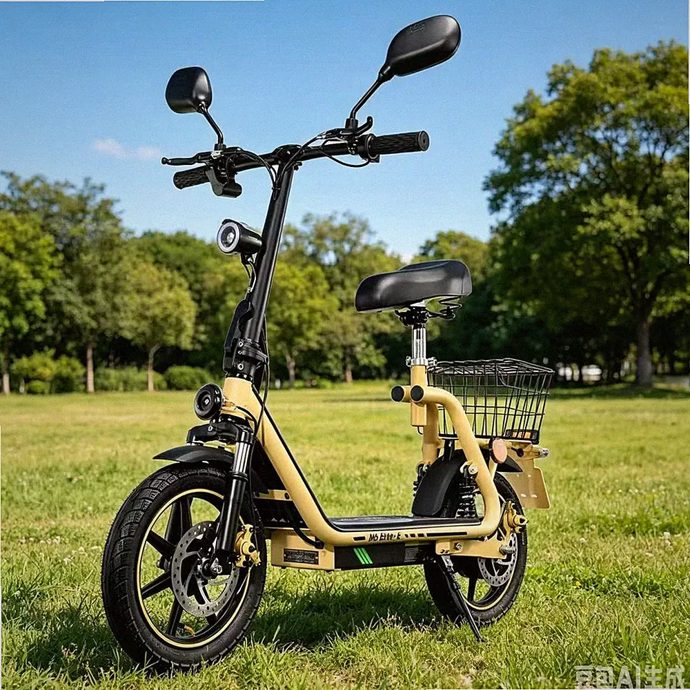 NEU 14 Zoll Mit Straßenzulassung 48V Elektro-Roller Mit Sitz Elektroroller