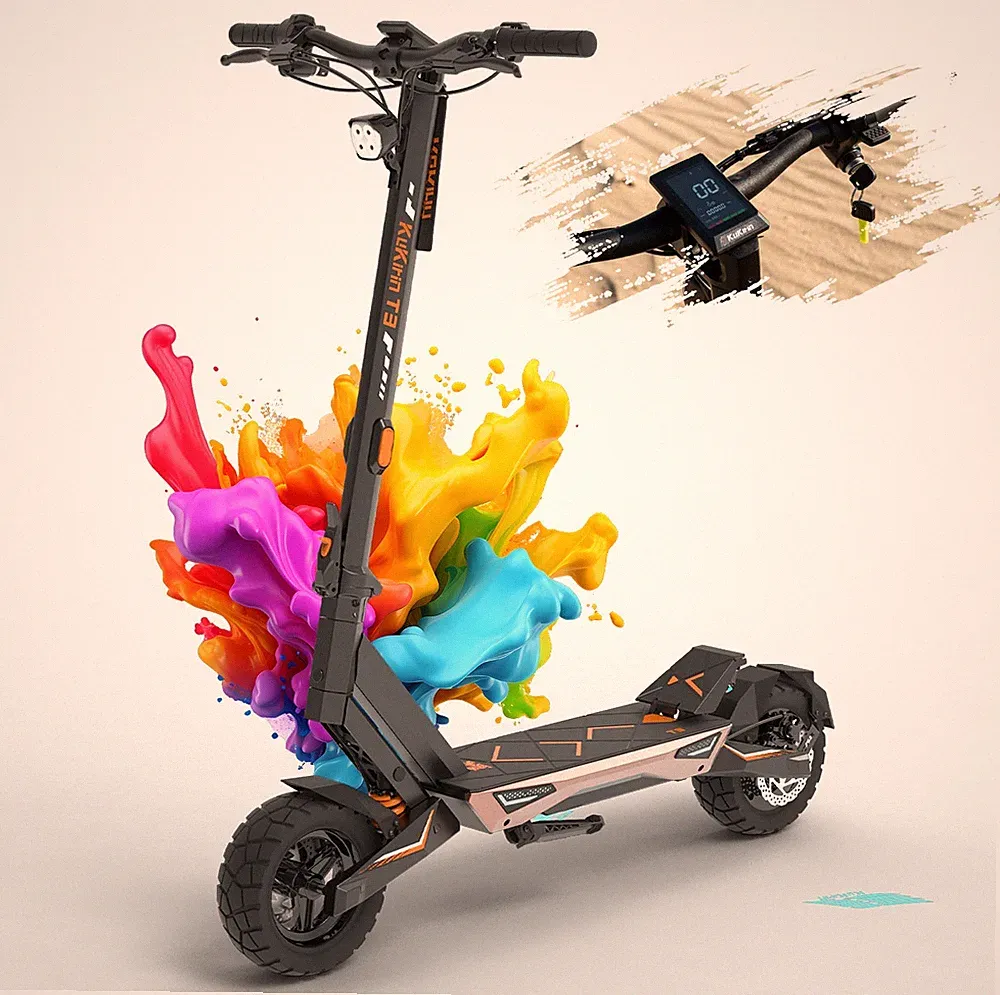 NEU 2025 KUKIRIN T3 10 Zoll Elektroroller 250W 48V15.6AH Offroad E-Scooter 60KM