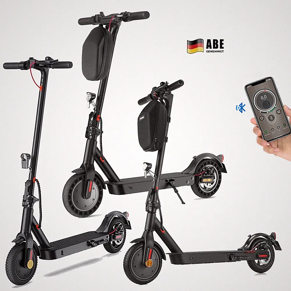 Neu Klappbar E-Scooter mit ABE Faltbar Elektroroller Elektro Scooter APP 20KM/H