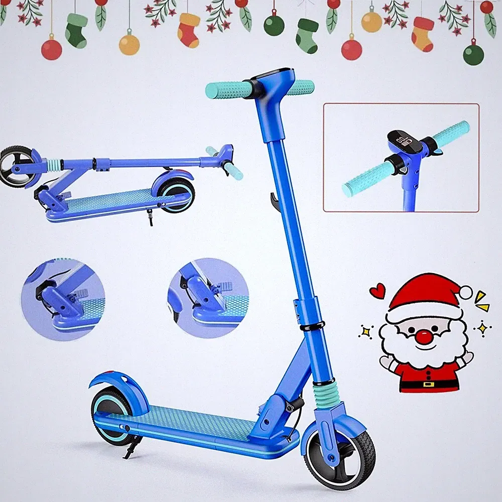 NEU Klappbar Kinderroller Elektroroller für Kinder 130W E-Scooter ab 8-12 Jahren