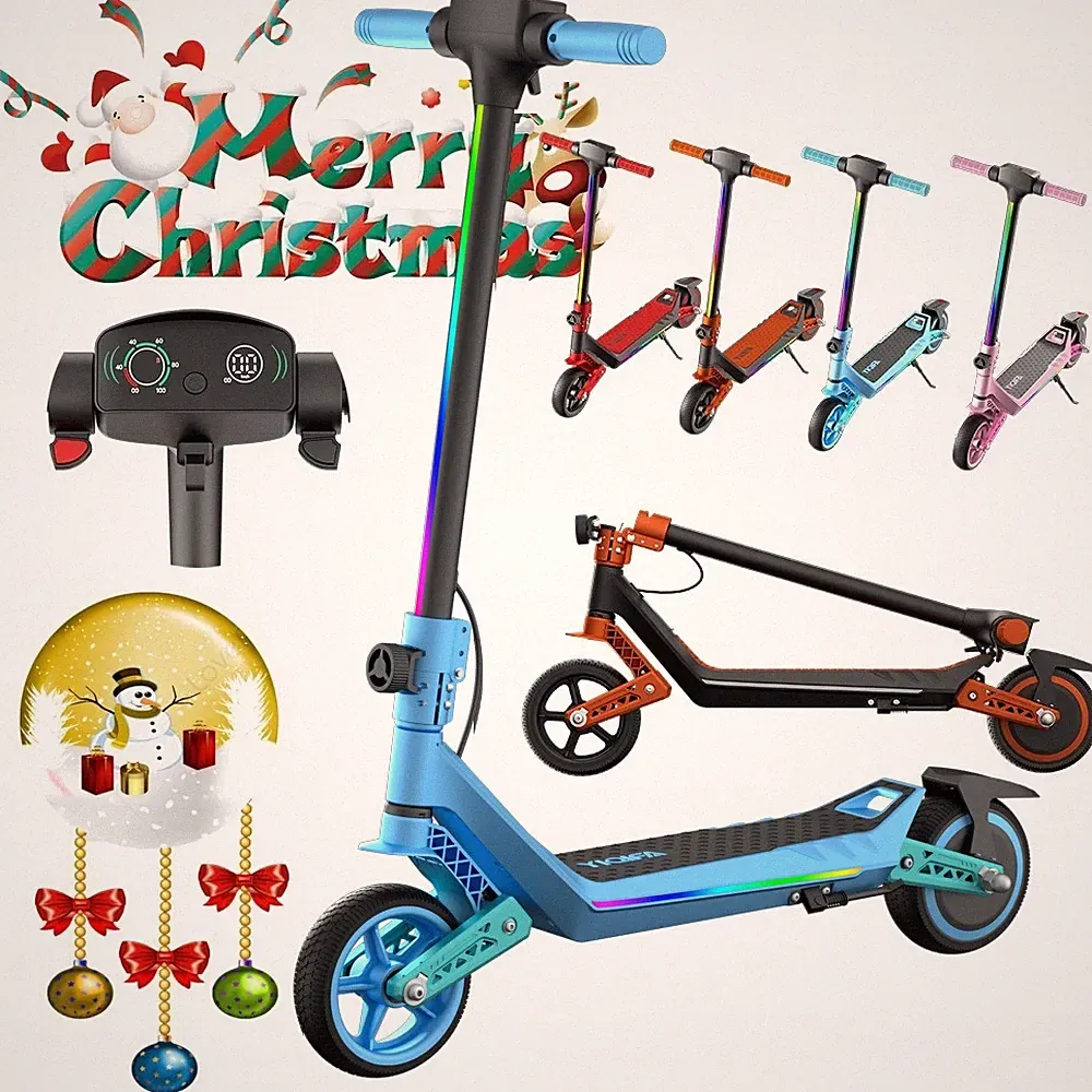 NEU YIQIFA U8 Elektroscooter Für Kinder 16km/h Kinderroller ab 6 Jahren E Roller