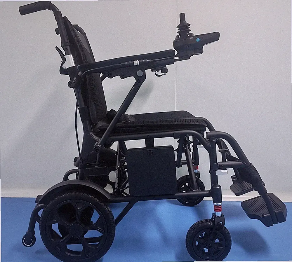 NUR LEICHTER (14,5 KG) FALTBARER ELEKTRISCHER LITHIUM-ROLLSTUHL VON FLUGGESELLSCHAFT ZUGELASSEN