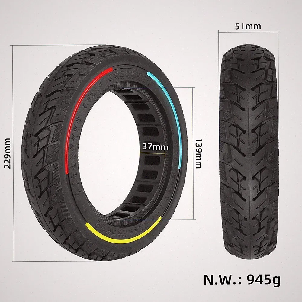Off Road Vollgummireifen 9 5x2 0 für Waben innen für 8 5 Zoll Elektroroller