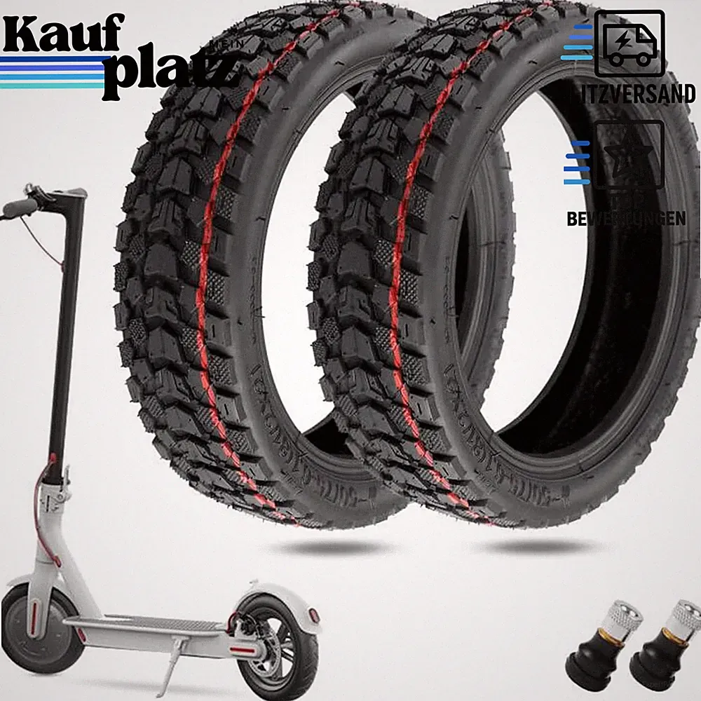Offroad Reifen 8,5 Zoll Schlauchlos für Elektroroller Xiaomi M365 Pro 2 Stück