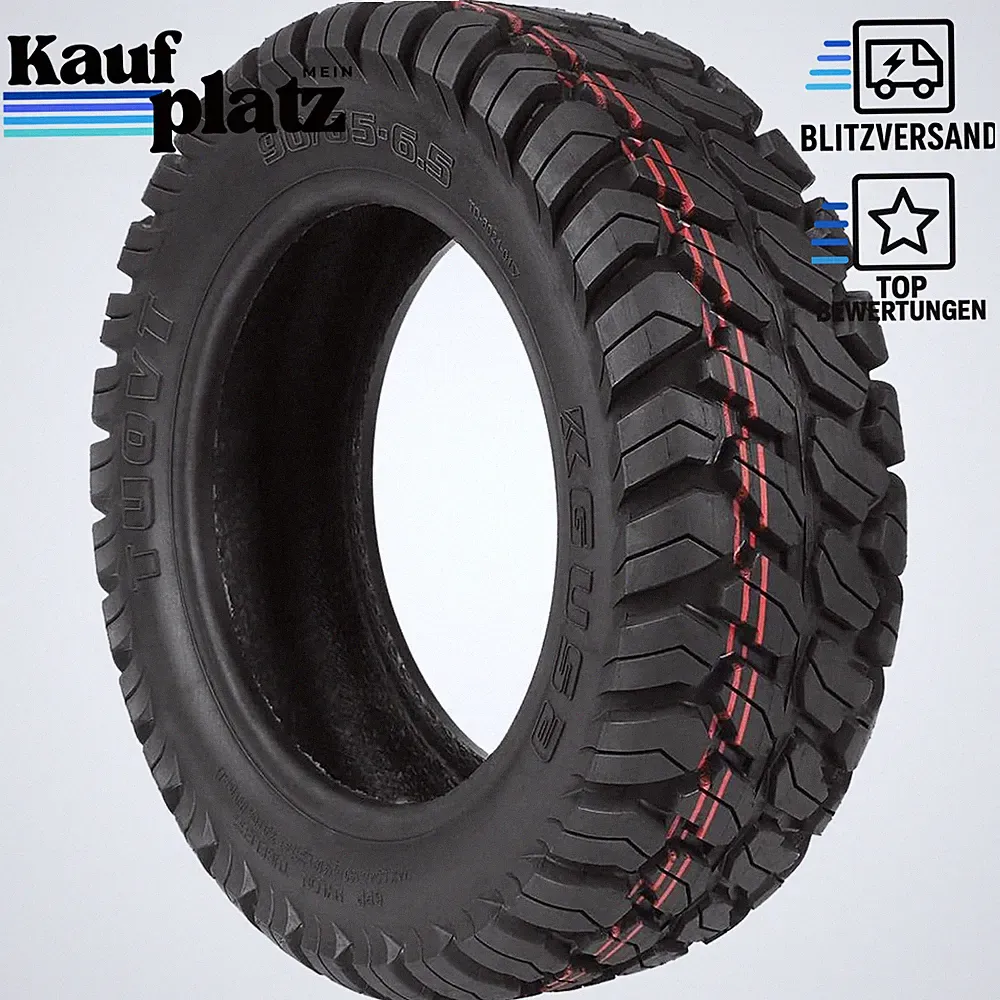 Offroad-Schlauchlosreifen 90/65-6,5 für Elektroroller 11 Zoll Verschleißfest