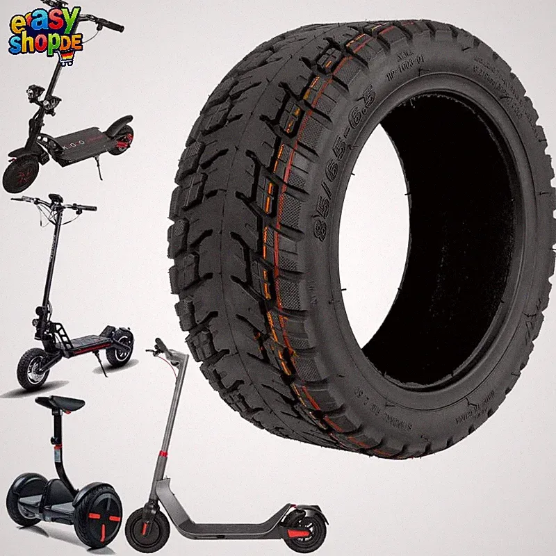 Offroad-Tubeless Reifen 85/65-6,5 10 Zoll Ersatz für Elektro Scooter Ninebot