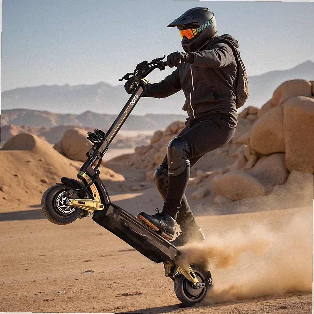OOTD S30 Dual motor Offroad E-Scooter 2400W 52V/23,4AH Klappbar Elektroroller