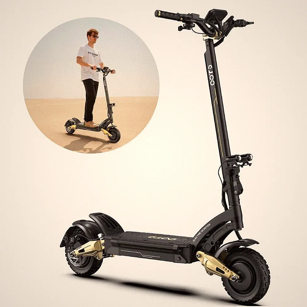 OOTD S30 Elektroroller Klappbarer E-Scooter 52V/23,4AH 10" Off-Road E-Roller DE