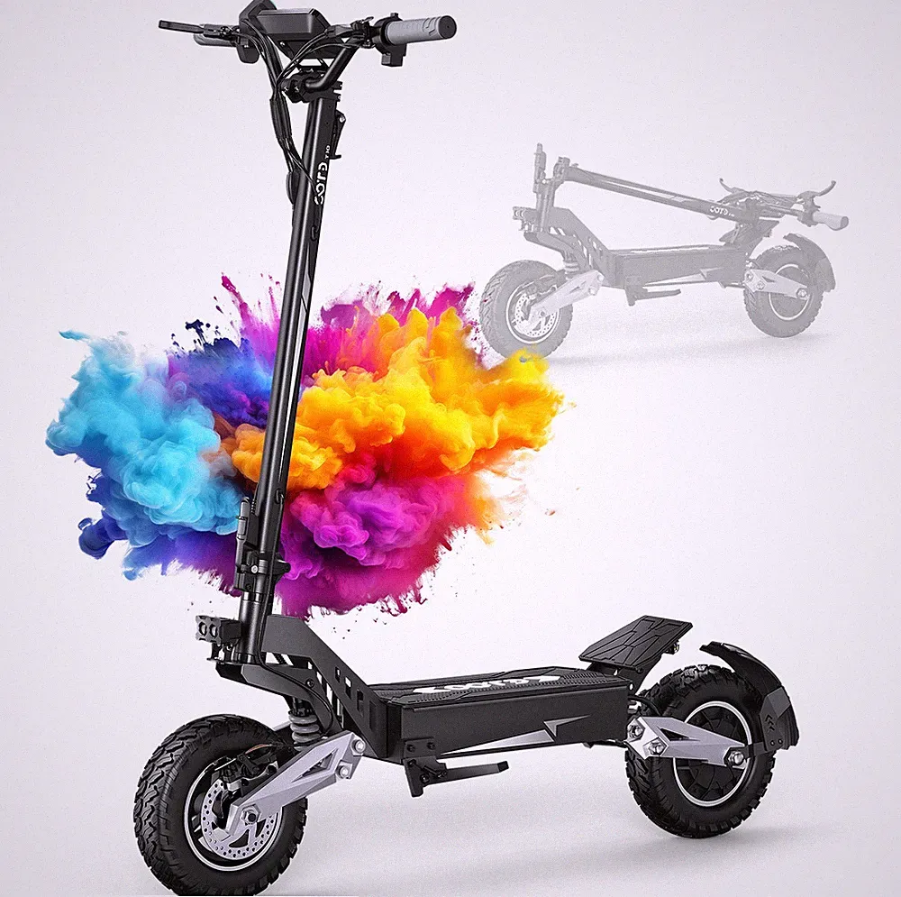 OOTD T10 E Scooter 9OOVV 13,5Ah Elektroroller 11"Offroad Klappbar für Erwachse