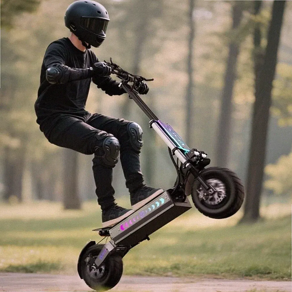 OOTD T90 Elektroroller 6000W 31,2Ah Faltbar Off-road 13'' E-Scooter E-Roller NEU