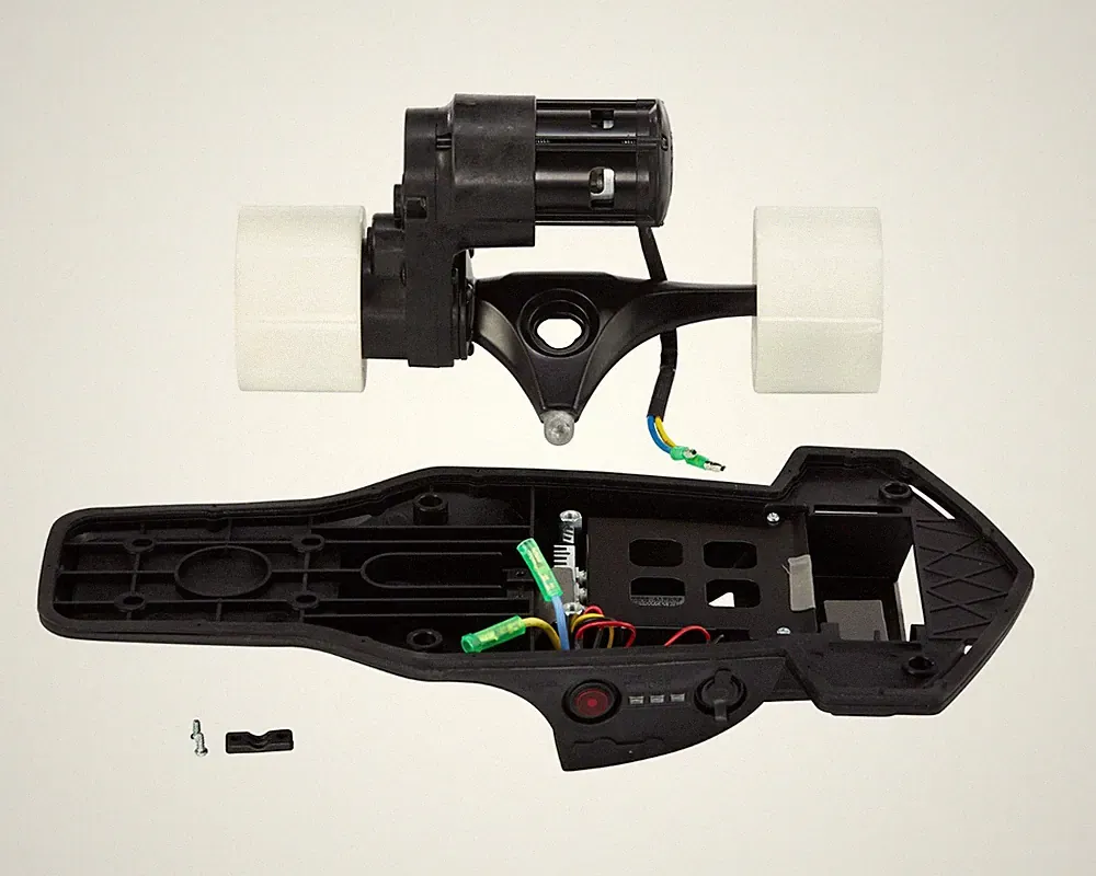 Razor Elektro Skateboard Cruiser Steuermodul Case komplett mit Motor und Getriebe