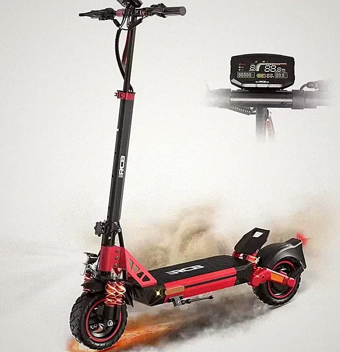 RCB D5 Erwachsene Elektroroller ABE 48V 20.8Ah 90-100KM 10"E-scooter Offroad