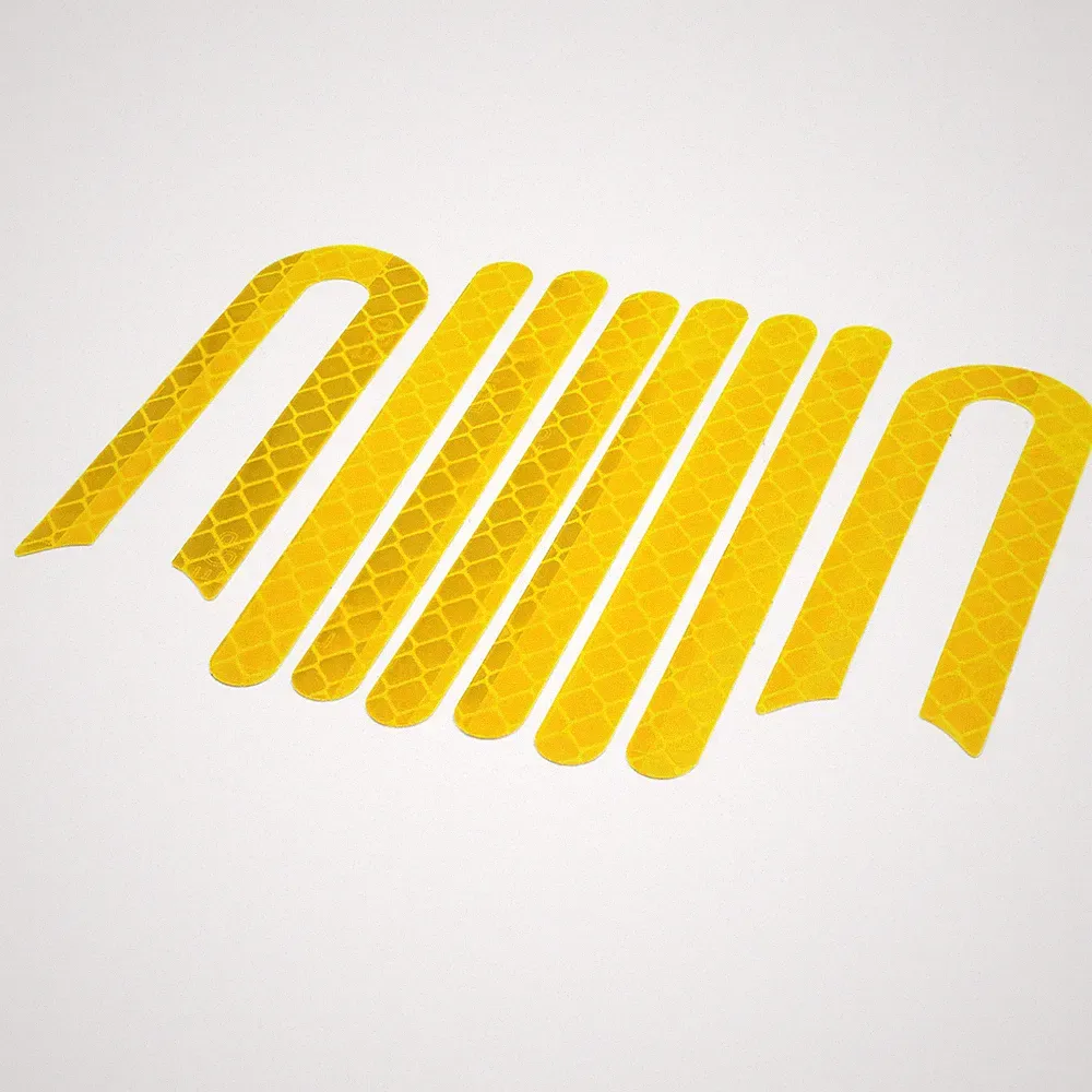 Reflektierende Aufkleber für Vorder und Hinterradabdeckung für den Xiaomi M3...