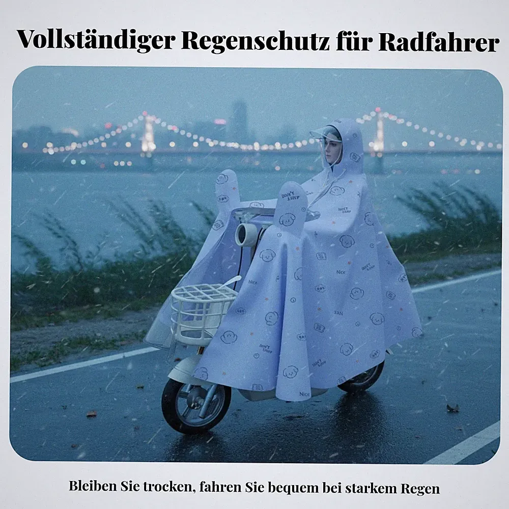 Regenponcho für Elektroroller wasserdicht Regenumhang für Elektroroller
