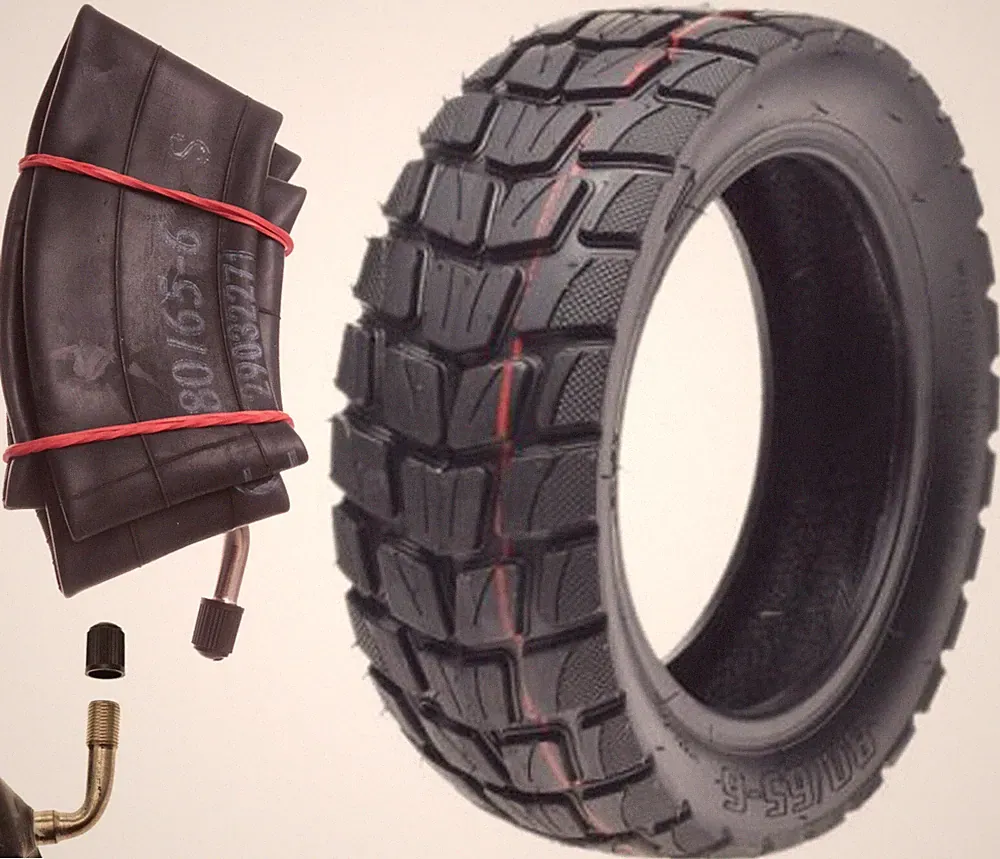Reifen 80 / 65 - 6 KUGOO M4 Mini Pocket Elektroroller E-Scooter Offroad Schlauch