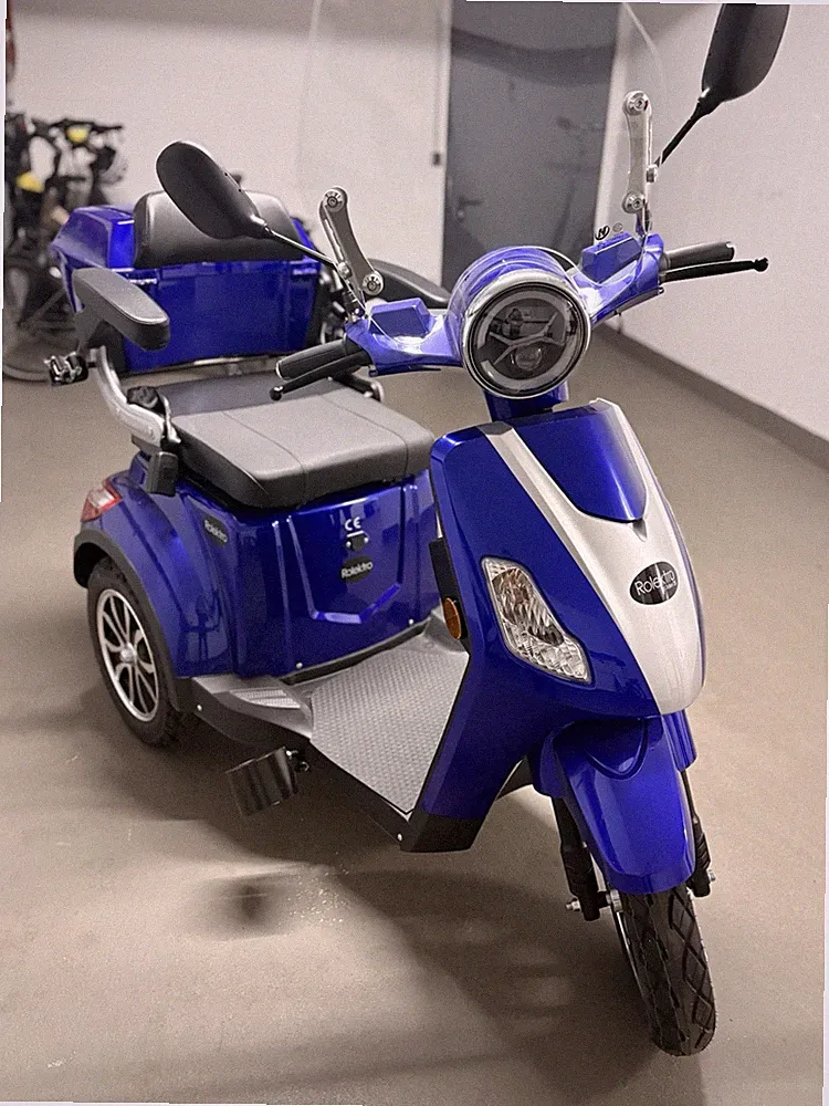 Rolektro E-Trike 25 V.3 Blau 1000W Elektroroller Seniorenmobil E-Roller