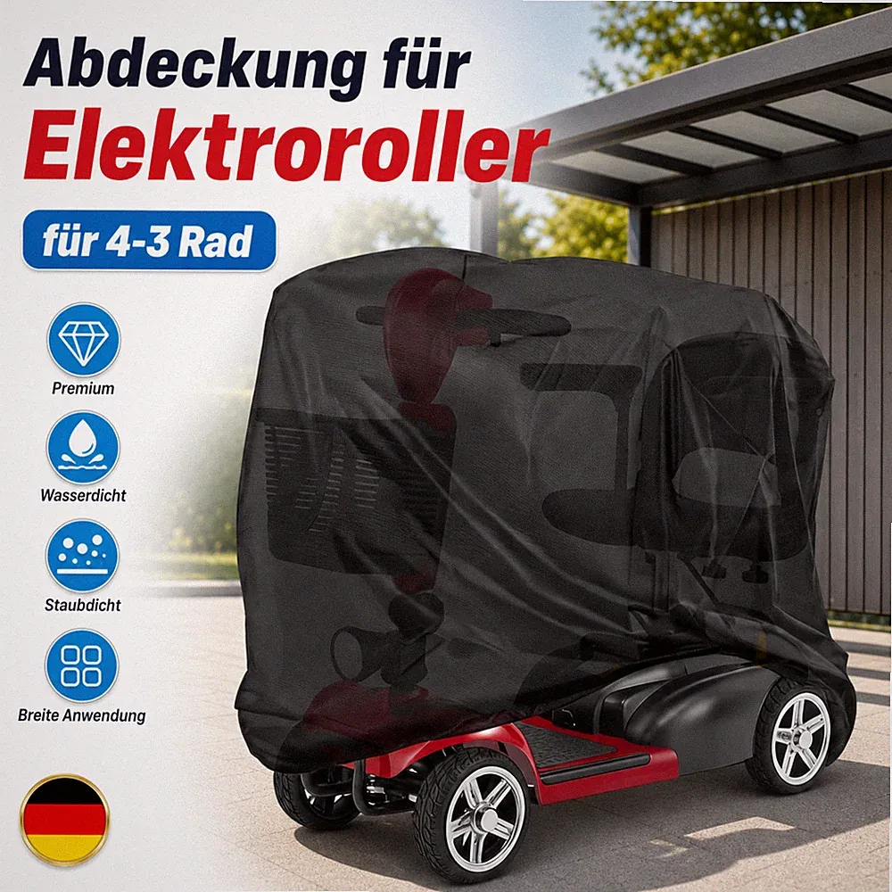 Schutzabdeckung Oxford-Stoff Wasserdicht Seniorenmobil Rollstuhl Elektroroller