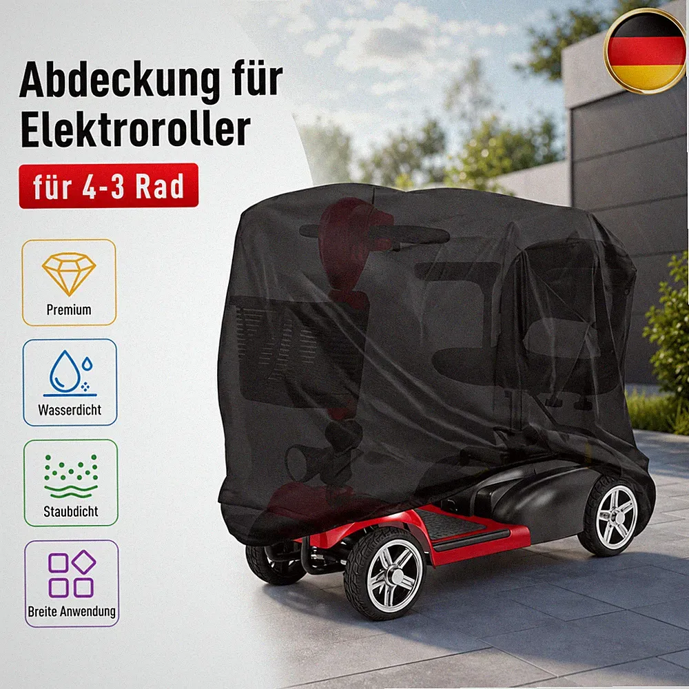 Schutzabdeckung Reißfest Staubdicht Oxford-Stoff Seniorenmobil Mobilitätsroller