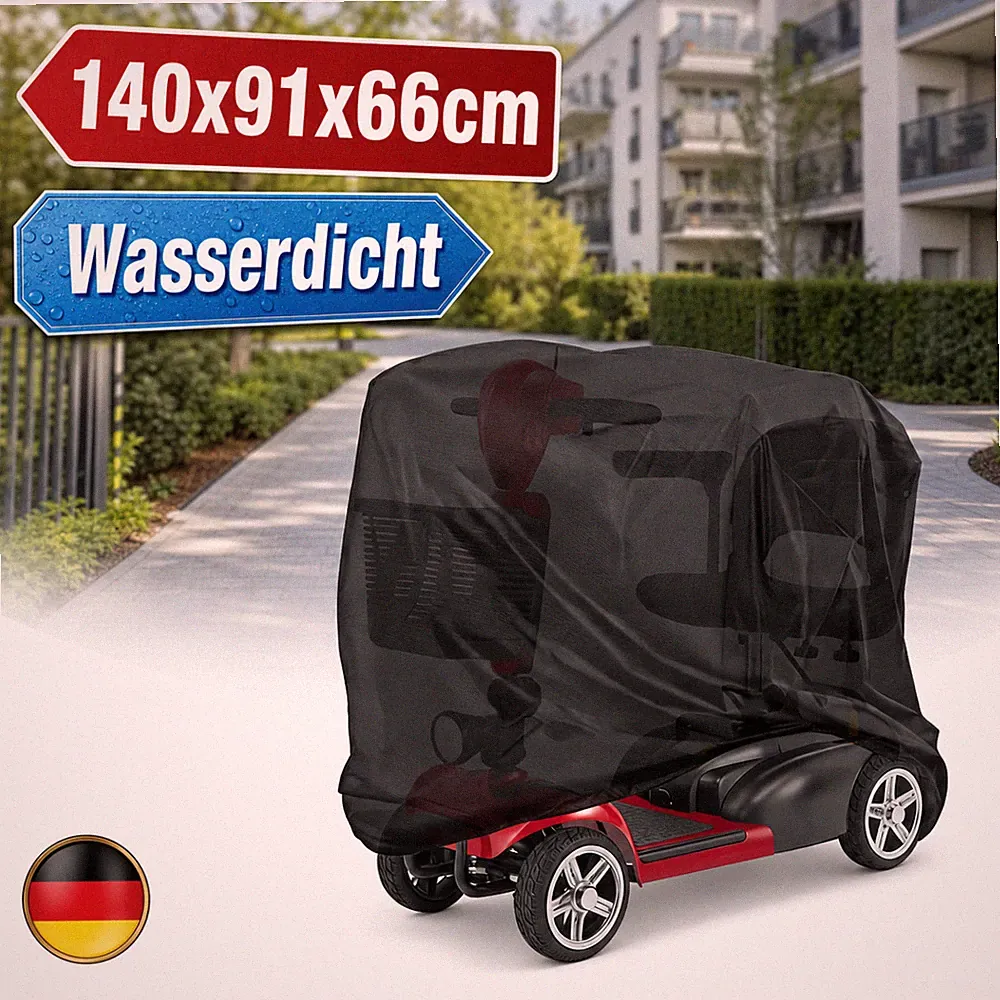 Schutzabdeckung Wasserdicht Oxford-Stoff Reißfest Rollstuhl Mobilitätsroller