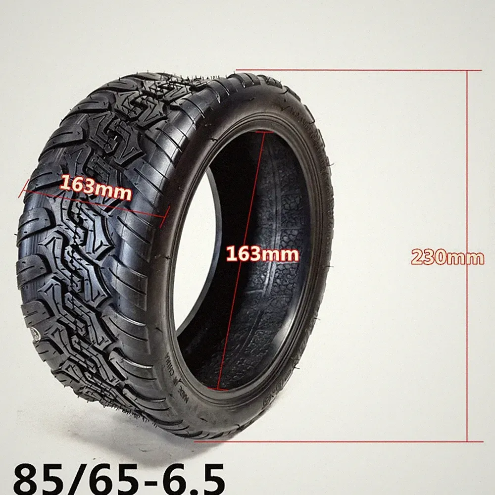 Schwarz Gummi 10 Zoll Tubeless Offroad Reifen für Xiaomi Elektroroller