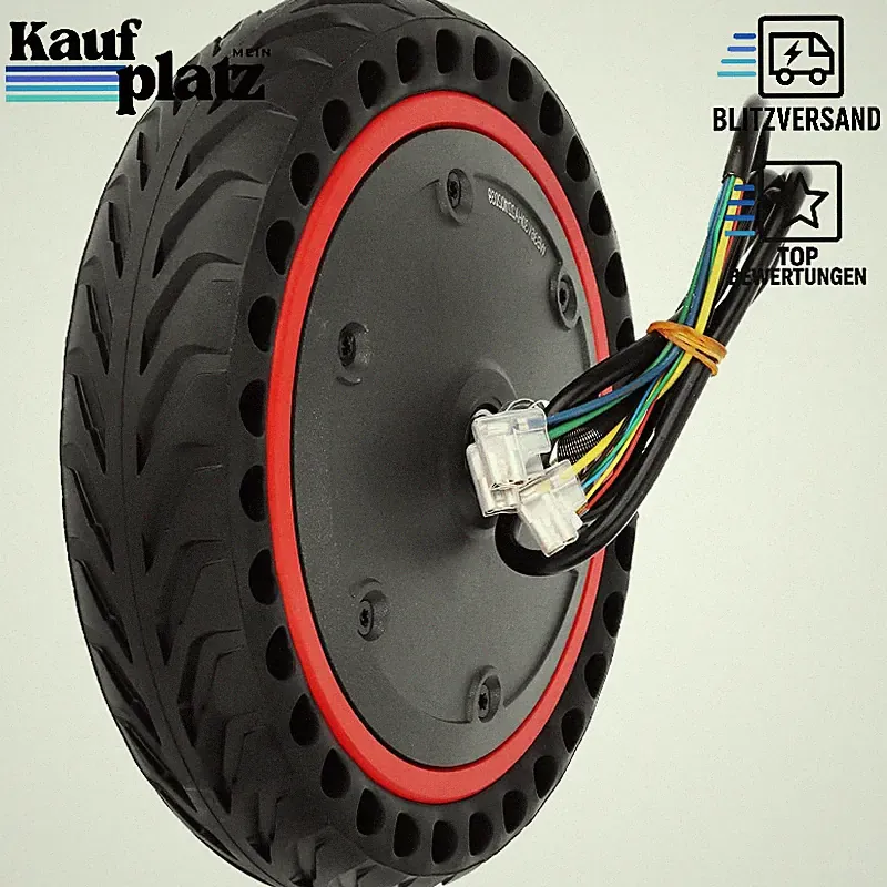 Scooter Motor 36V 350W mit Vollgummireifen kompatibel für Xiaomi M365 Pro 1S