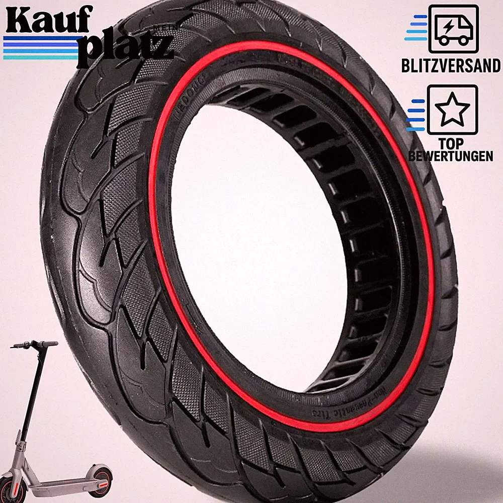 Scooter Reifen 10x2,50 Vollgummi 60/70-6,5 Schlauchlos für Elektro Roller G30 G2