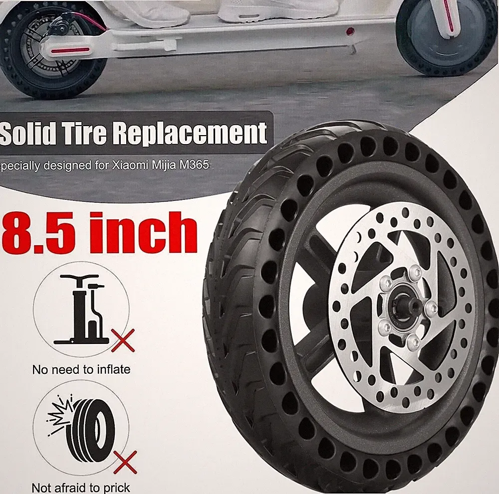 Scooter Reifen für Xiaomi M365 Solid Tires 8.5" Scooter Ersatzräder Vollreifen