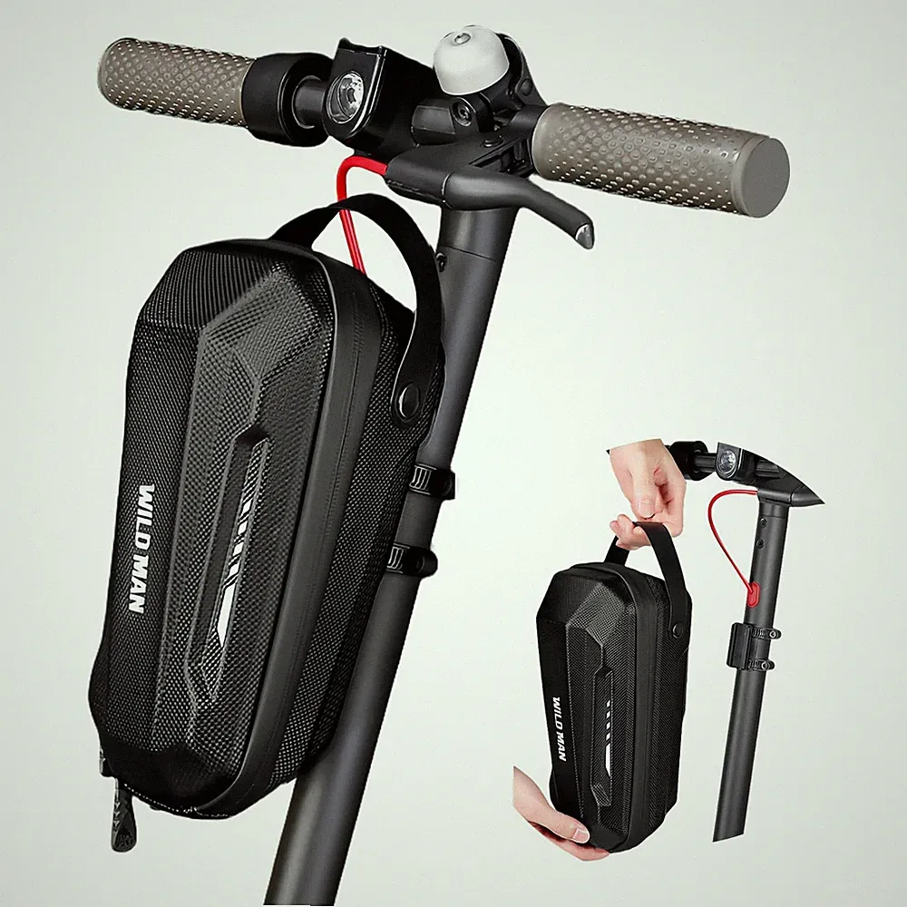 Scooter Tasche Lenkertasche Elektroroller Wasserdicht EVA Hartschale 3L Stauraum