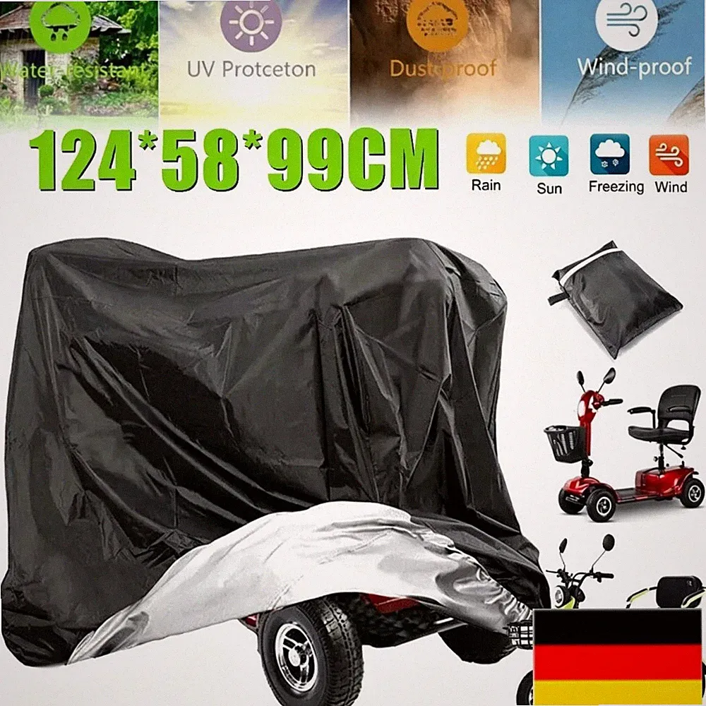 Scooterabdeckung Elektromobil Abdeckhaube Schutzhaube Scootergarage Schutzplane