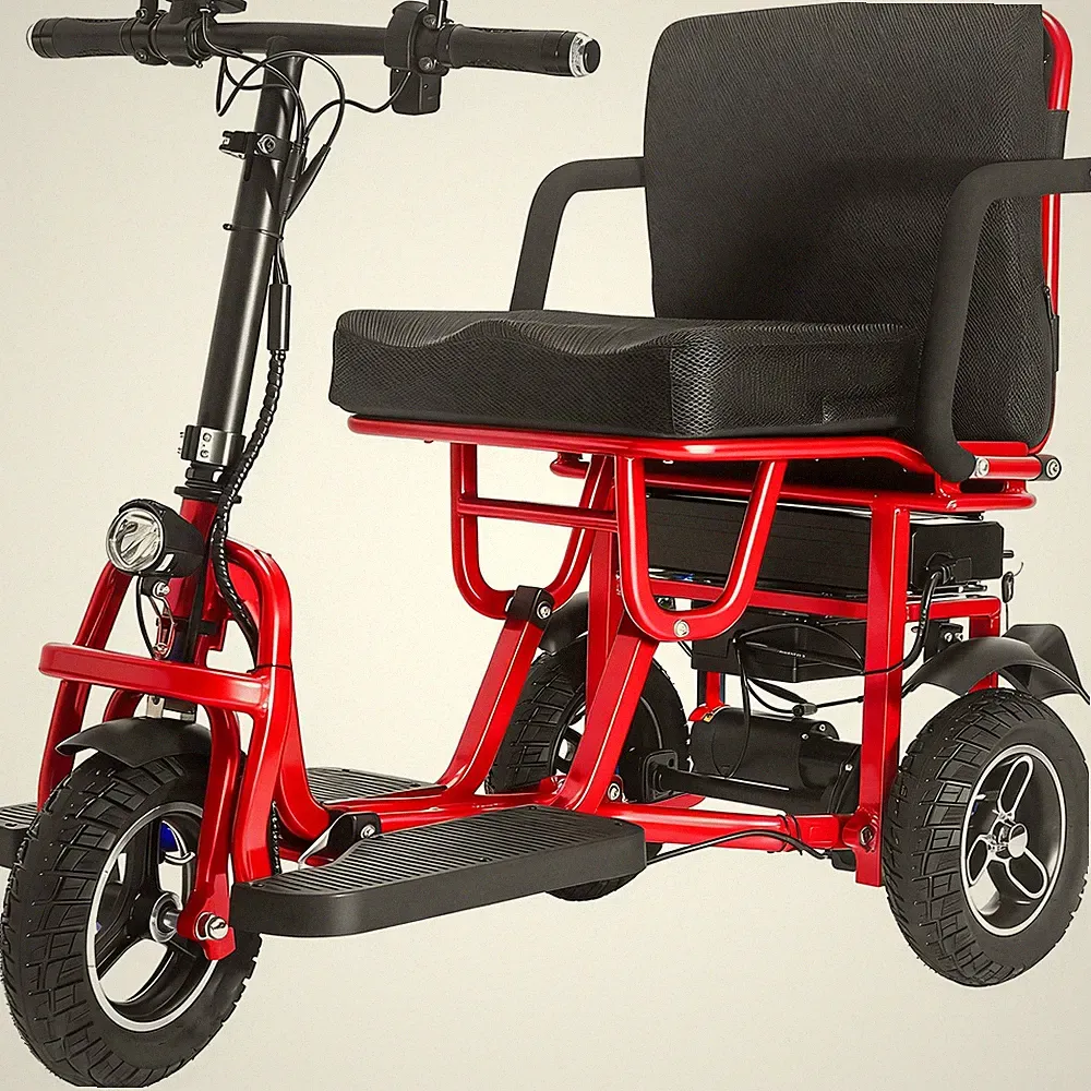 Senioren-Elektro-Roller faltbar 350W 20 Meilen Reichweite Automatische Bremse